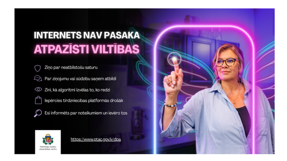 Atpazīsti viltības internetā!