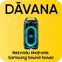 Samsung Sound Tower bezvadu skaļrunis — dāvana.