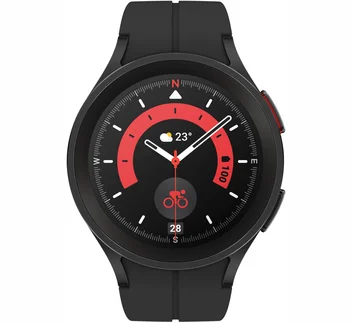 Viedpulkstenis Samsung Galaxy Watch5 Pro 45mm BT Titanium Black - Komplektā nav lādētājs [Demo]