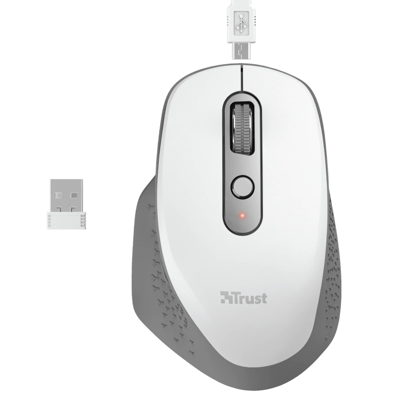Trust Ozaa Rechargeable Wireless White