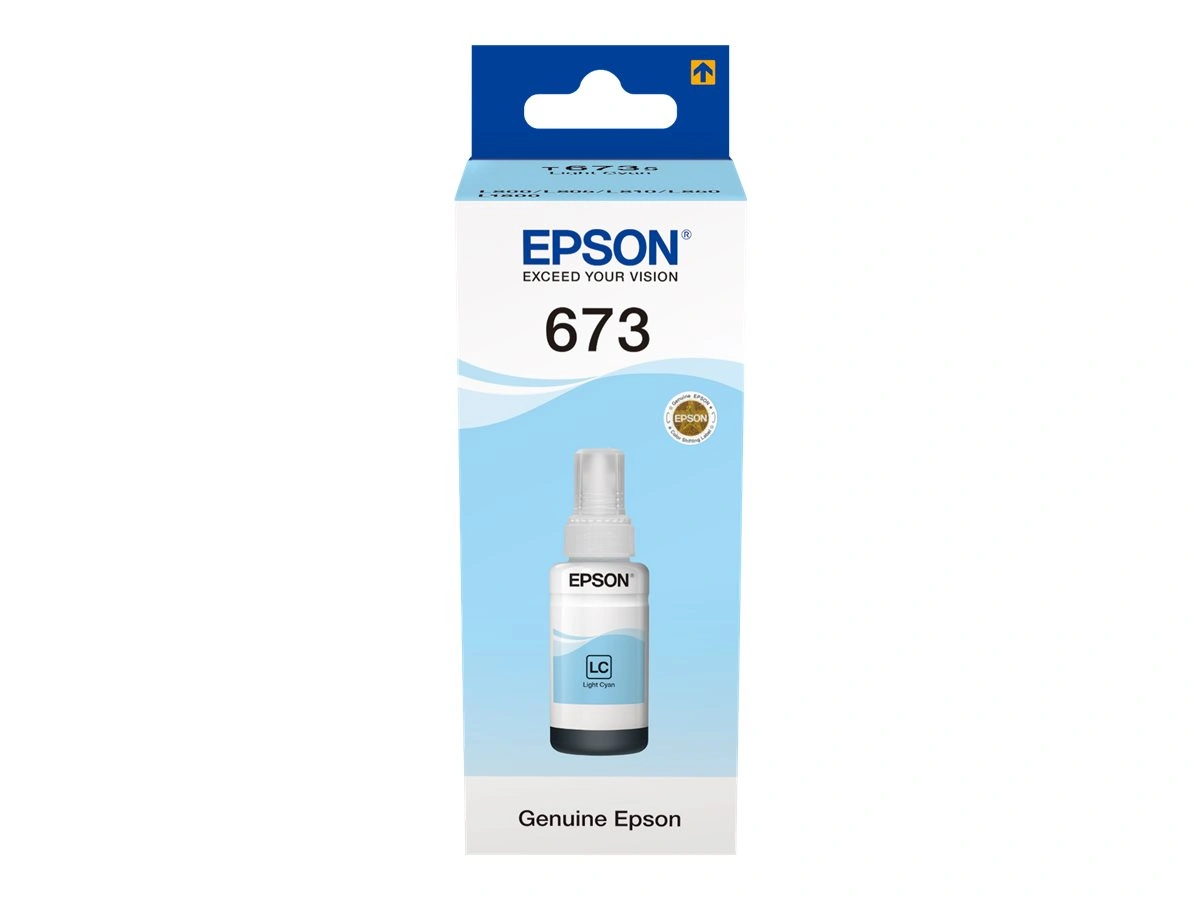 Epson T6735 Light Cyan ink bottle 70ml C13T67354A