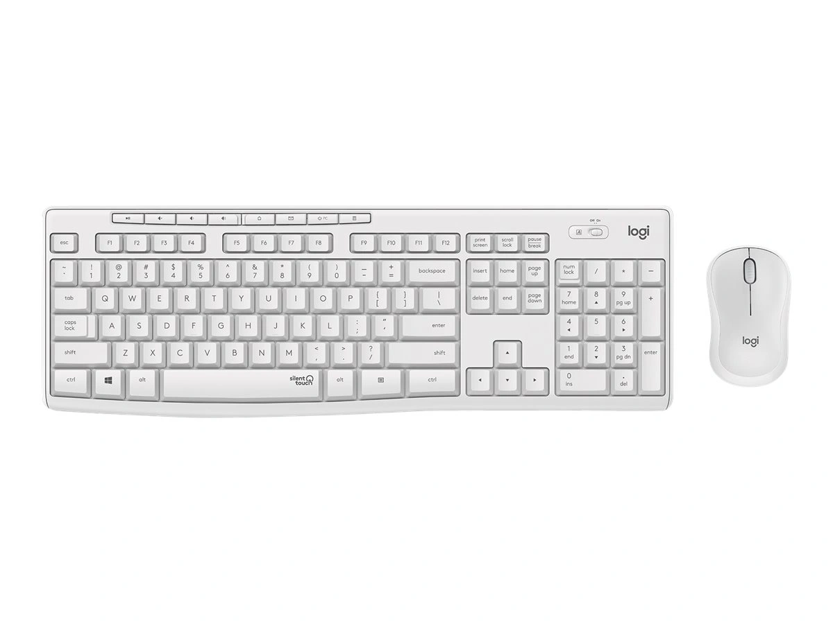 Logitech MK295 Silent Wireless Combo White ENG