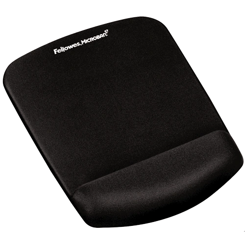 Fellowes PlushTouch Mousepad Wrist Support Black