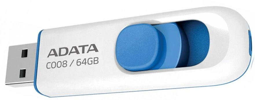 Adata C008 64GB White and Blue