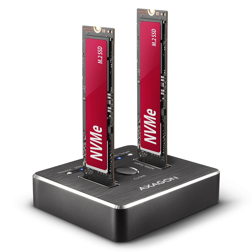 Axagon ADSA-M2C USB-C 10 Gbps Dual M.2 NVMe