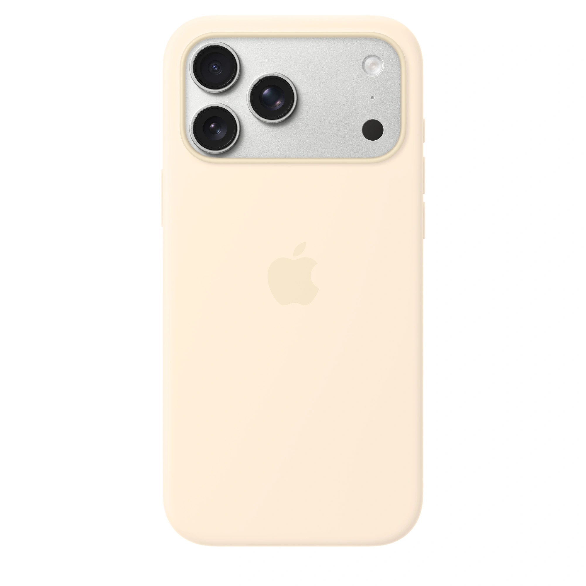 Apple iPhone 17 Pro Max Silicone Case with MagSafe – Vanilla