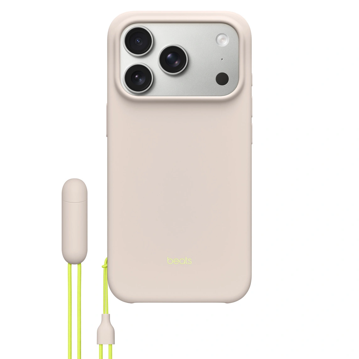 Beats iPhone 17 Pro Kickstand Case with MagSafe and Camera Control – Lime Stone