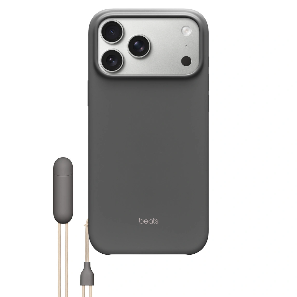 Beats iPhone 17 Pro Max Kickstand Case with MagSafe and Camera Control – Granite Gray