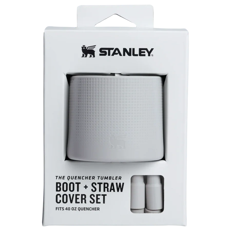 Aizsargpārvalka un salmiņu vāciņu 2 gab. komplekts Stanley The Quencher Boot and Straw Cover Set 1.18l Ash
