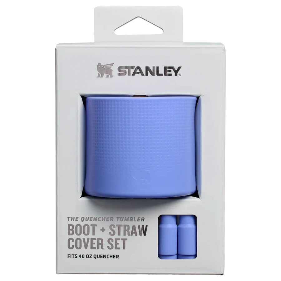 Aizsargpārvalka un salmiņu vāciņu 2 gab. komplekts Stanley The Quencher Boot and Straw Cover Set 1.18l Hydrangea