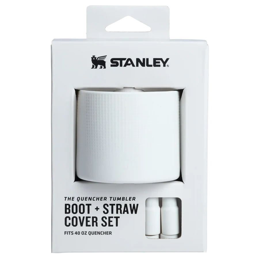 Aizsargpārvalka un salmiņu vāciņu 2 gab. komplekts Stanley The Quencher Boot and Straw Cover Set 1.18l Pale Stone