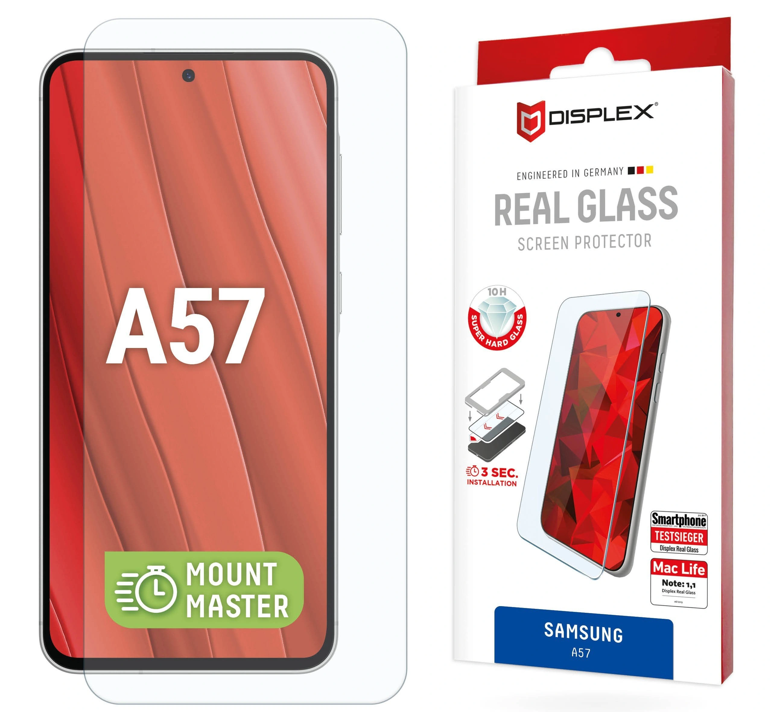 Samsung Galaxy A57 Real Glass Screen Protector by Displex