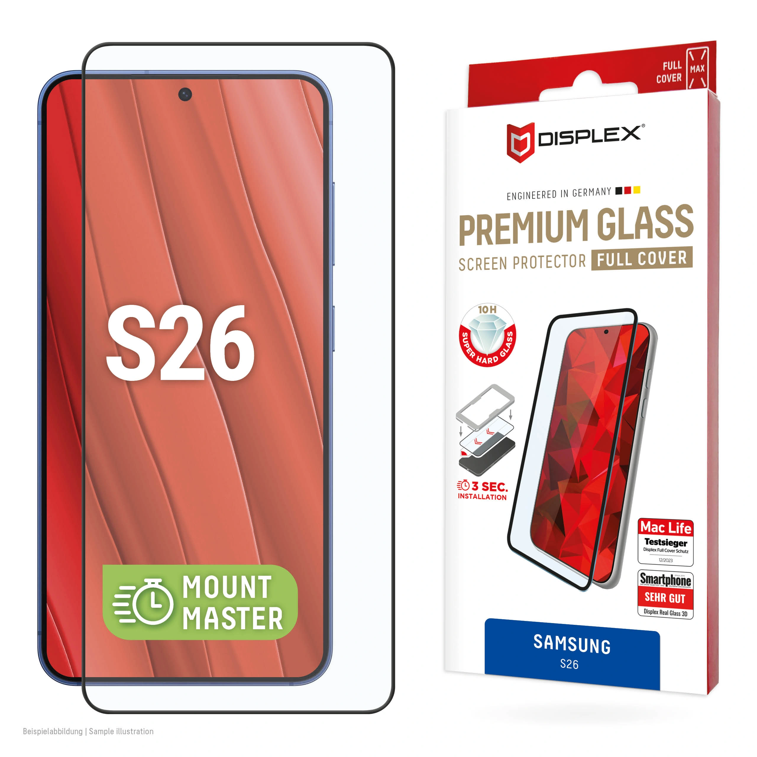 Samsung Galaxy S26 Premium Screen Glass Transparent by Displex