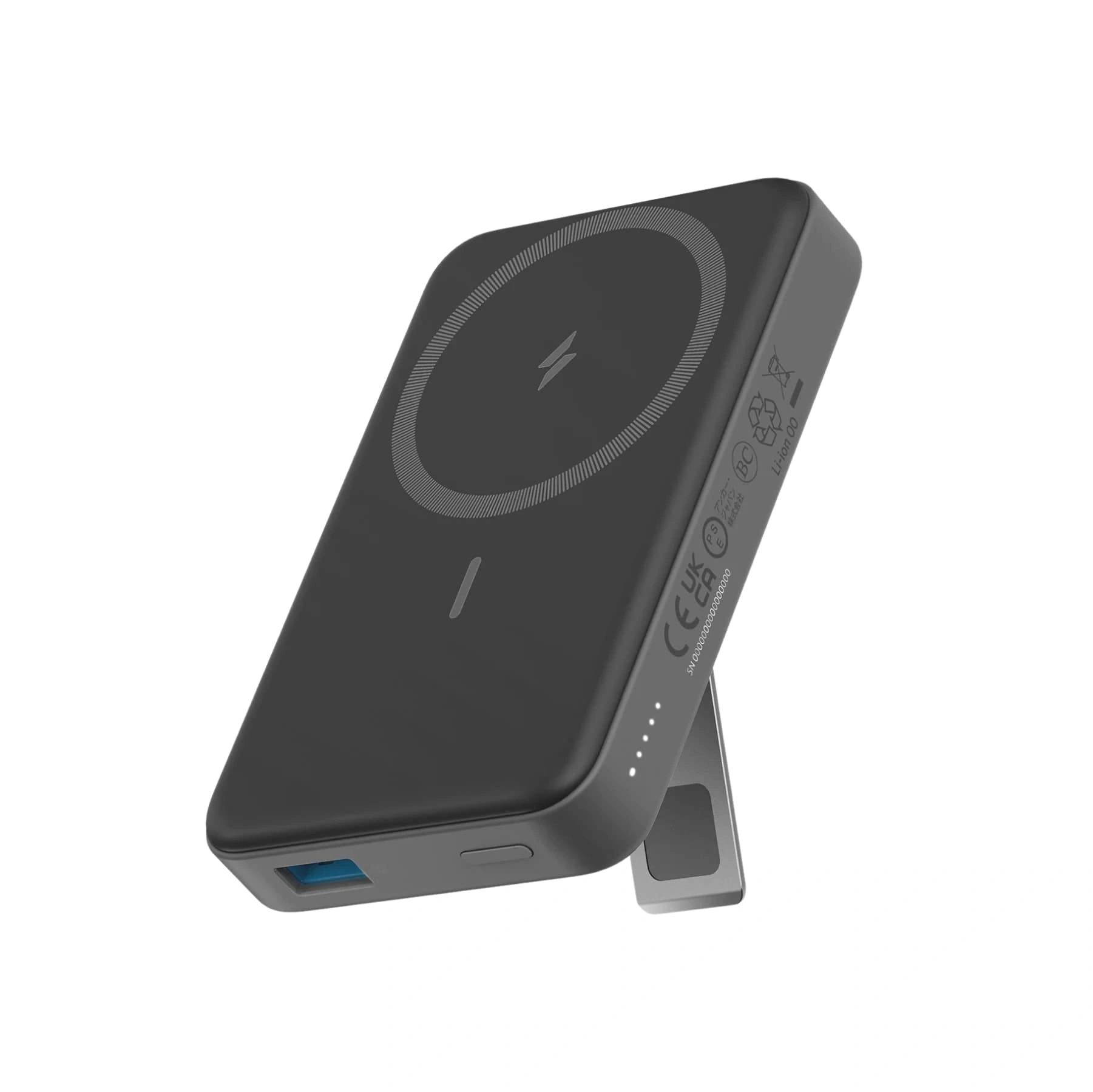 Anker 633 Magnetic Wireless Power Bank 10000mAh (Qi 2.0, 15W) with 27W USB C port Black