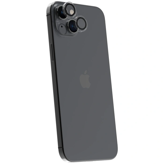 Apple iPhone 15/15 Plus Camera Ring Tiger Glass Plus By Muvit Transparent