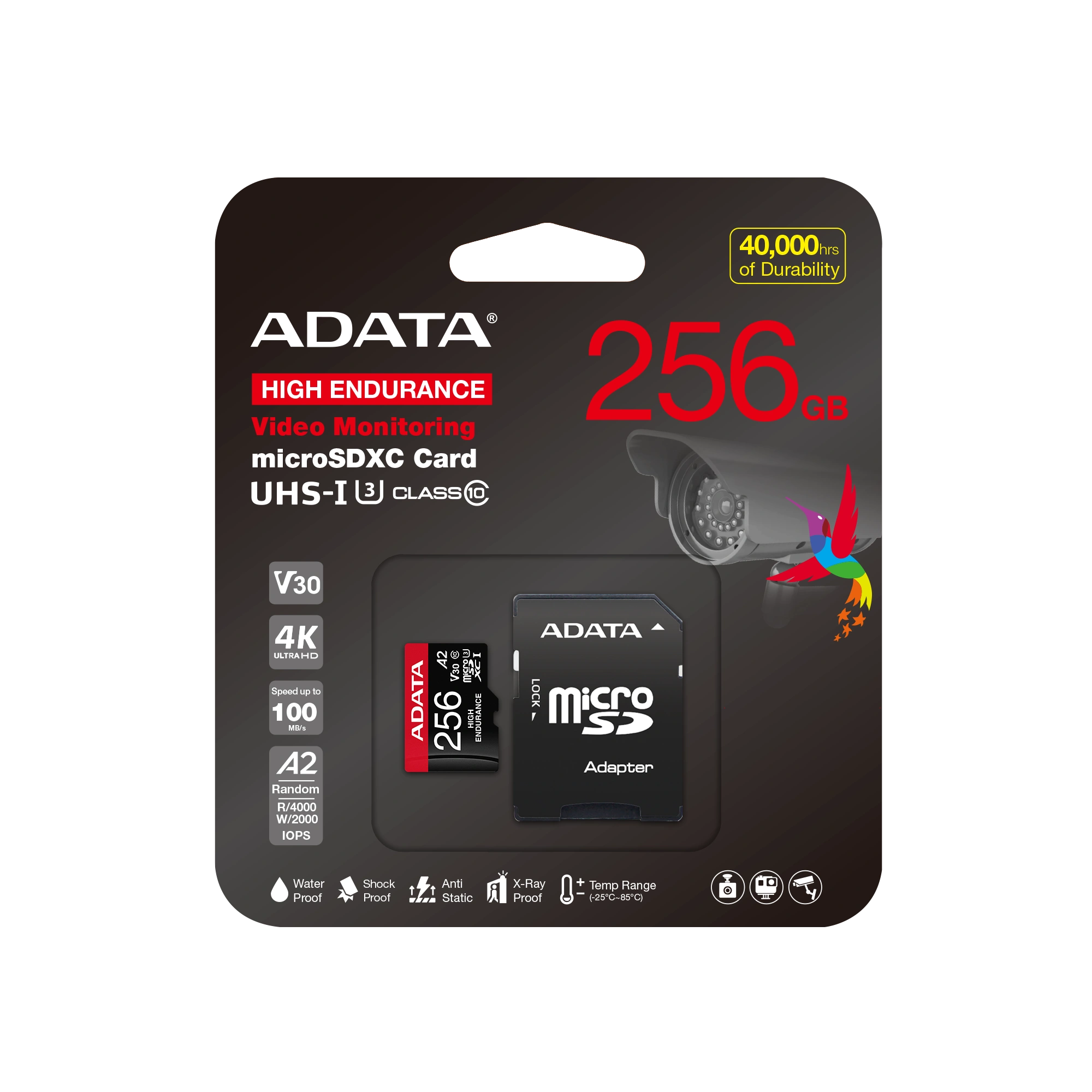 Adata High Endurance microSDXC/SDHC UHS-I Class 10 256GB