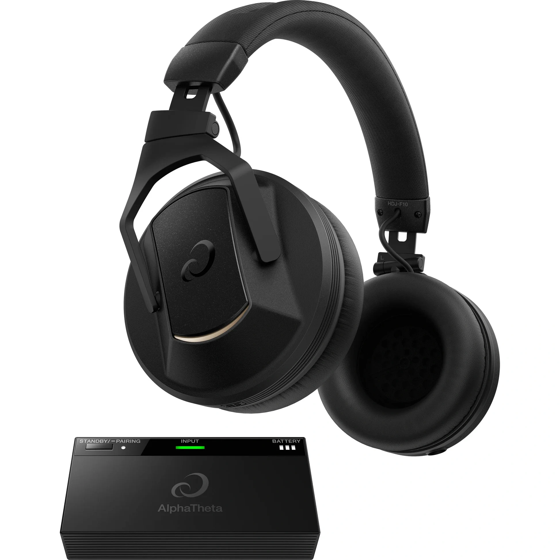 AlphaTheta Professional Wireless DJ Headphones with Transmitter HDJ-F10-TX