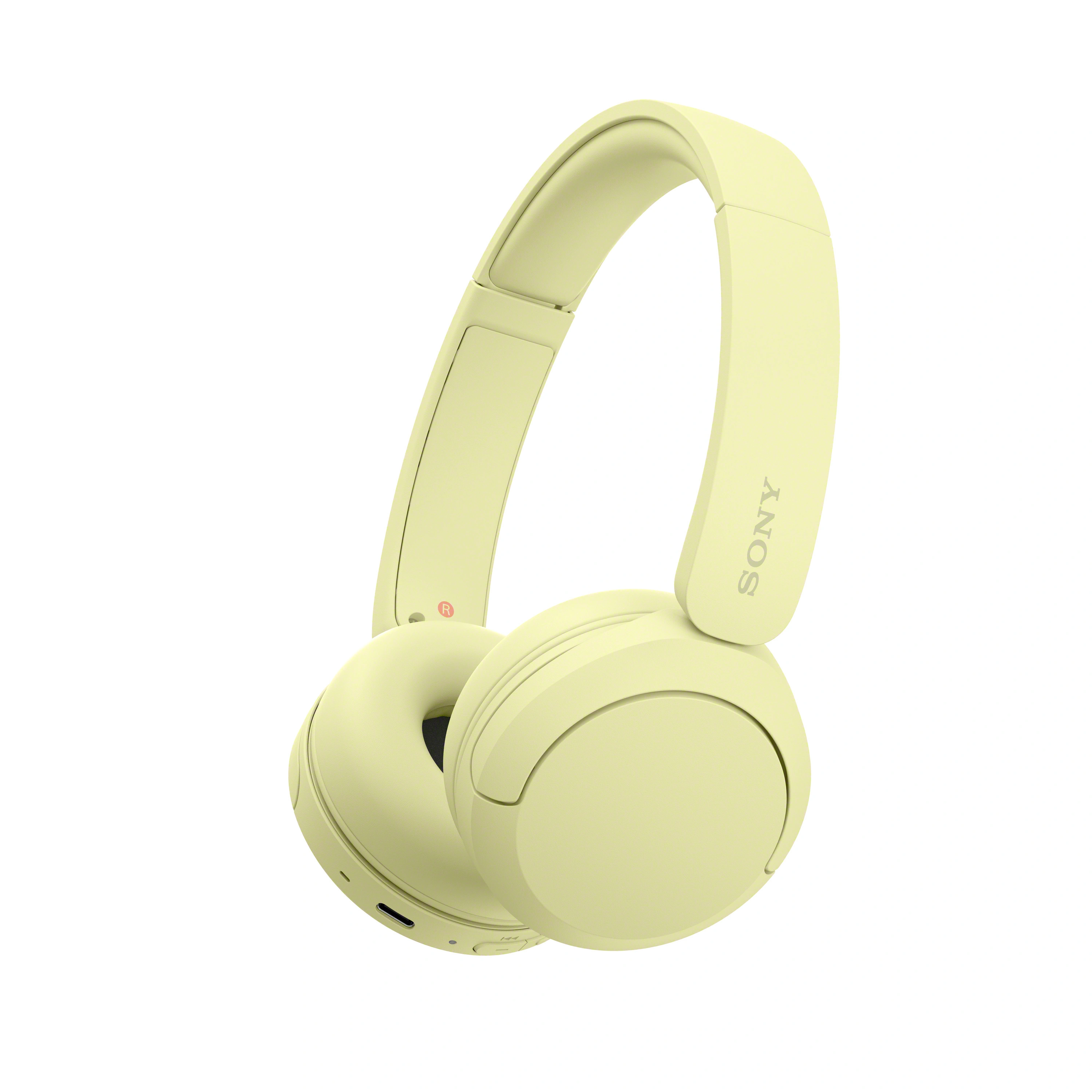 Sony WH-CH520Y Wireless Headphones - Yellow