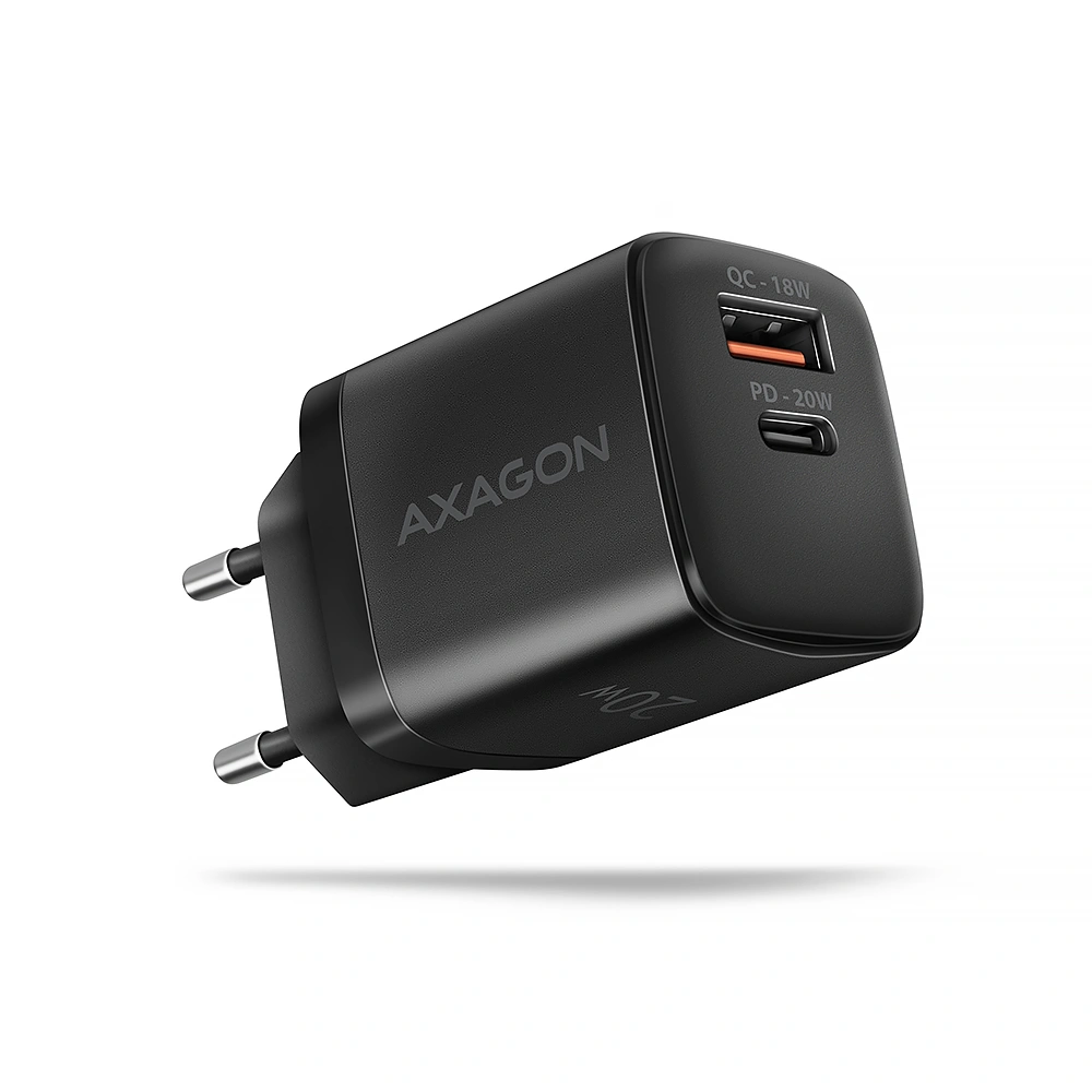 Axagon Dual Outputs Wall Charger ACU-PQ20