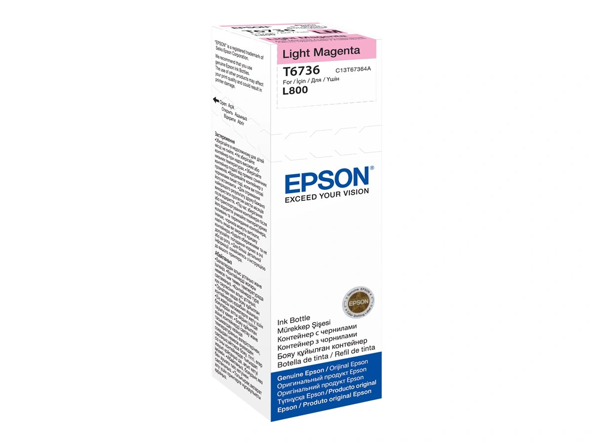 Epson T6736 Light Magenta Bottle 70ml C13T67364A