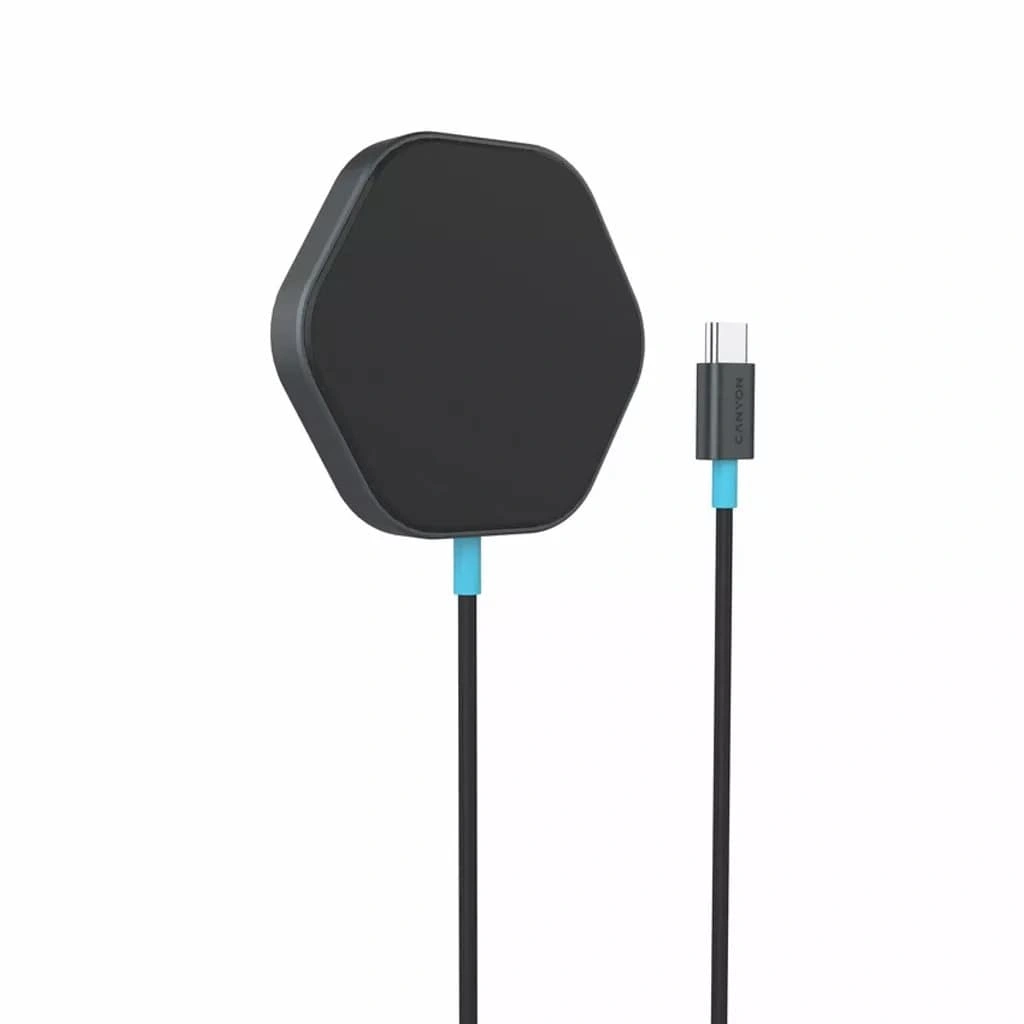 Canyon Wireless Charger Hexagon 110 Dark Grey Blue