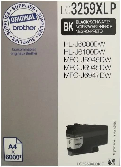 Brother LC3259XLBKP Black