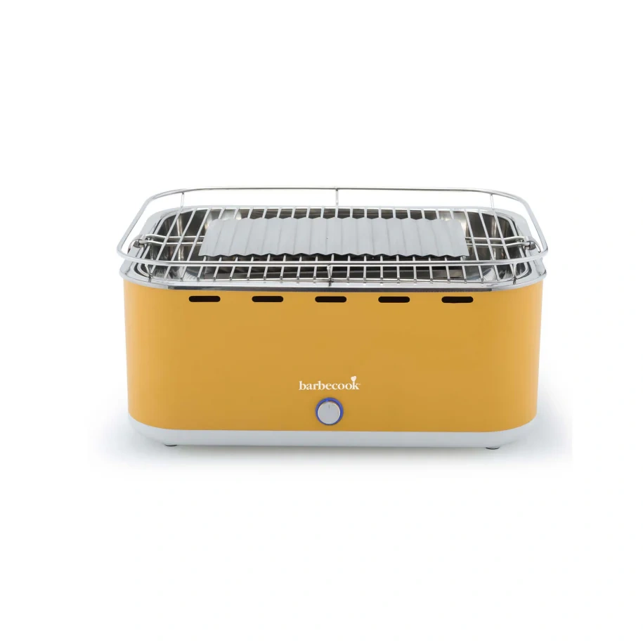 Barbecook Charcoal Table Grill Carlo Yellow Sunshine BC-CHA-1016