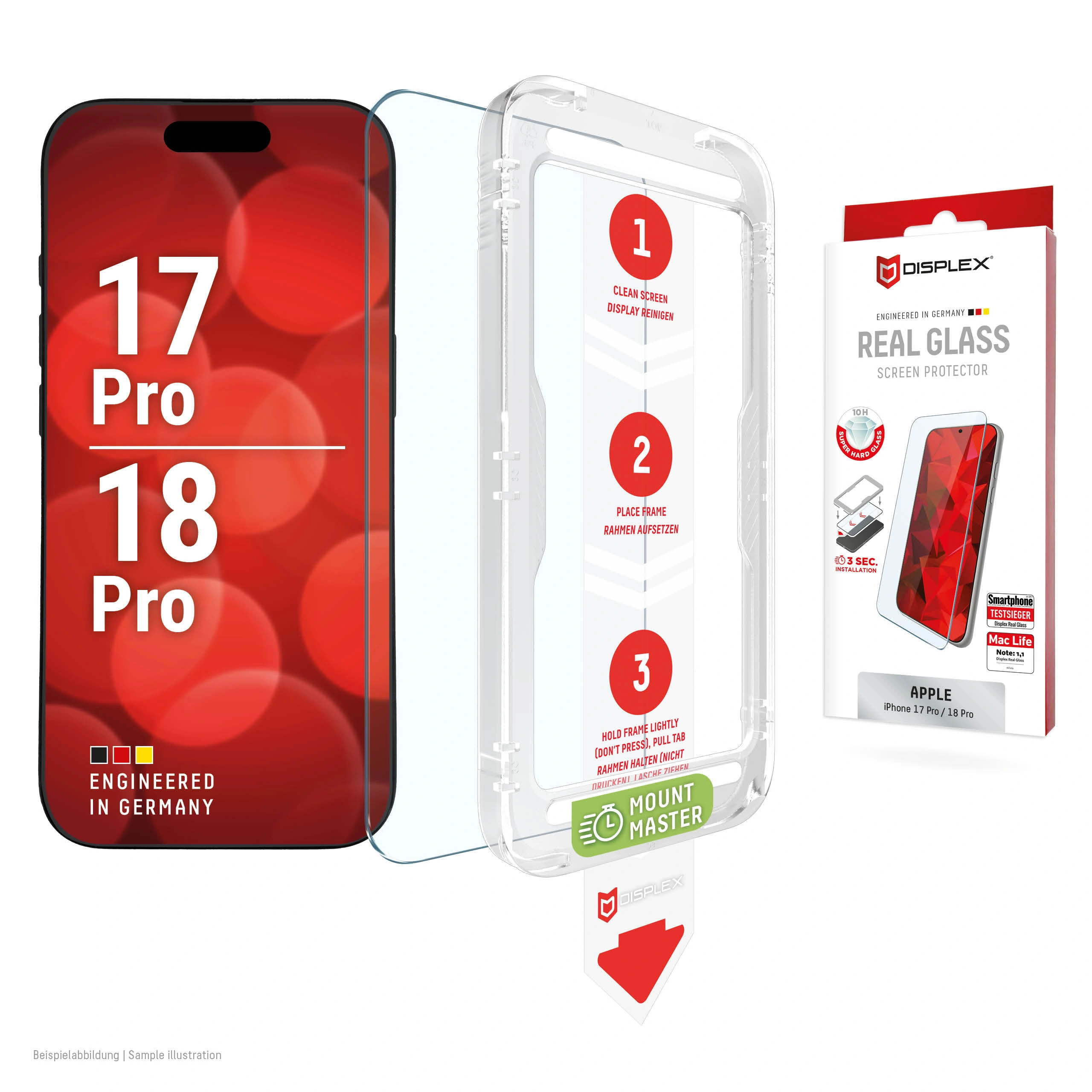 Apple iPhone 17 Pro/18 Pro Real Screen Glass By Displex