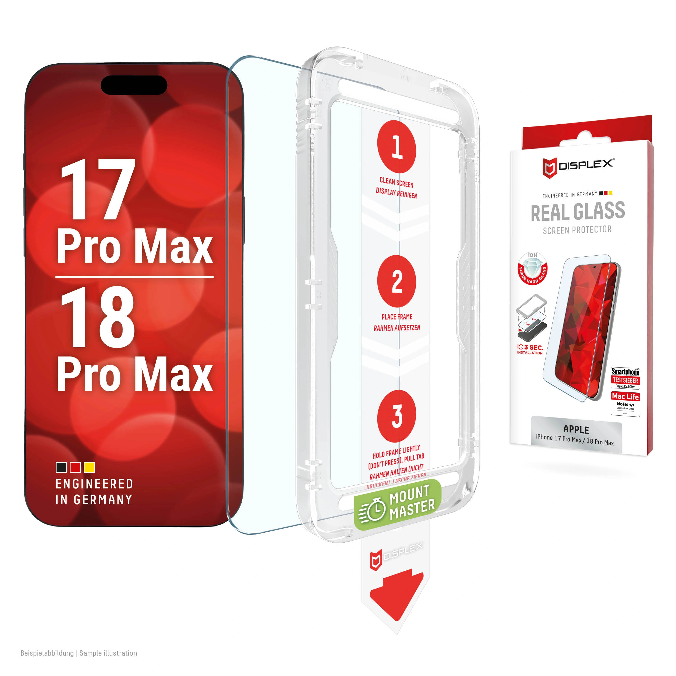 Apple iPhone 17 Pro Max/18 Pro Max Real Screen Glass by Displex