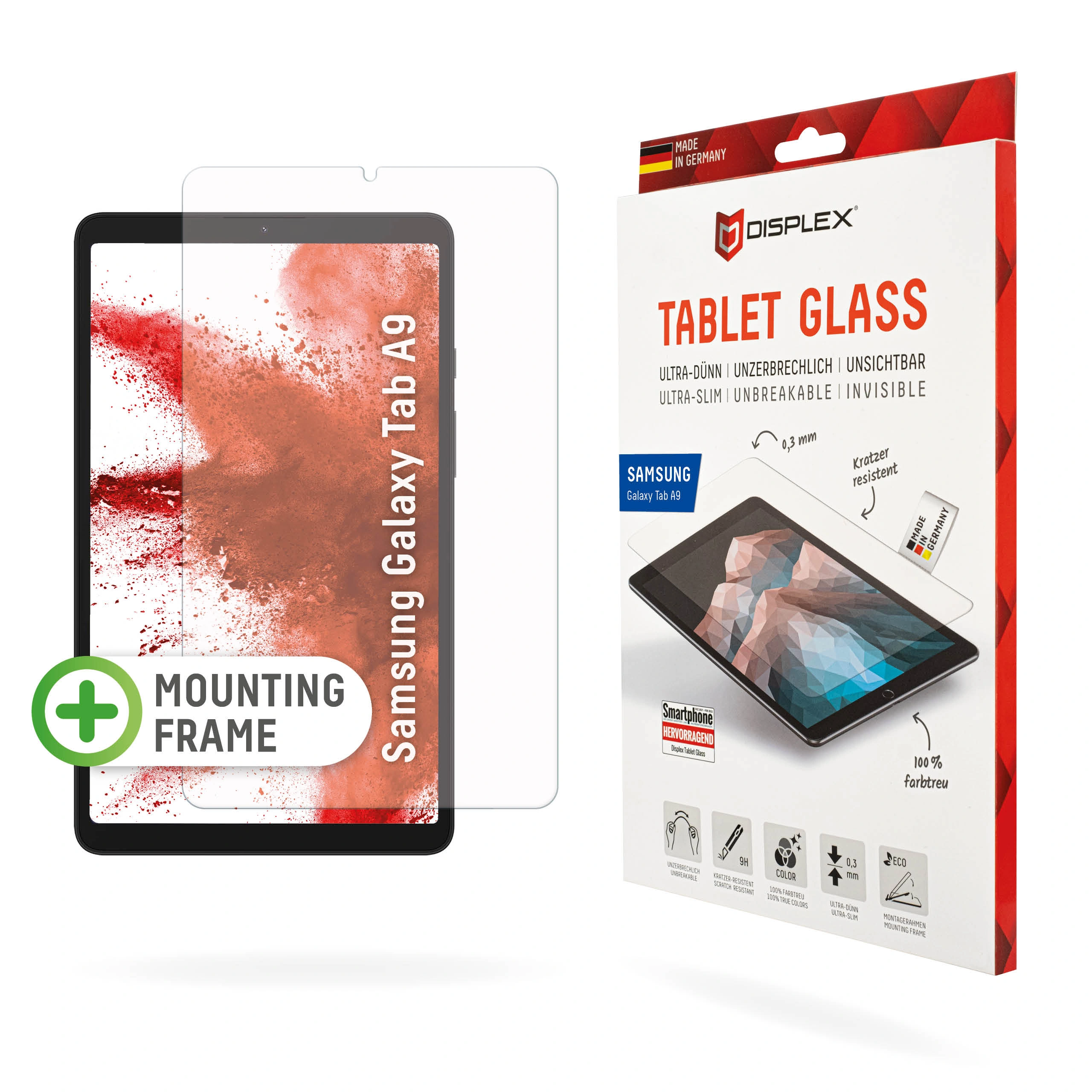 Samsung Galaxy Tab A9 Tablet Glass By Displex