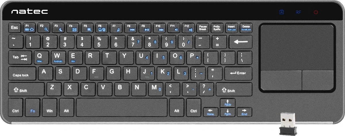 Natec Turbot with touch pad for SmartTV ENG