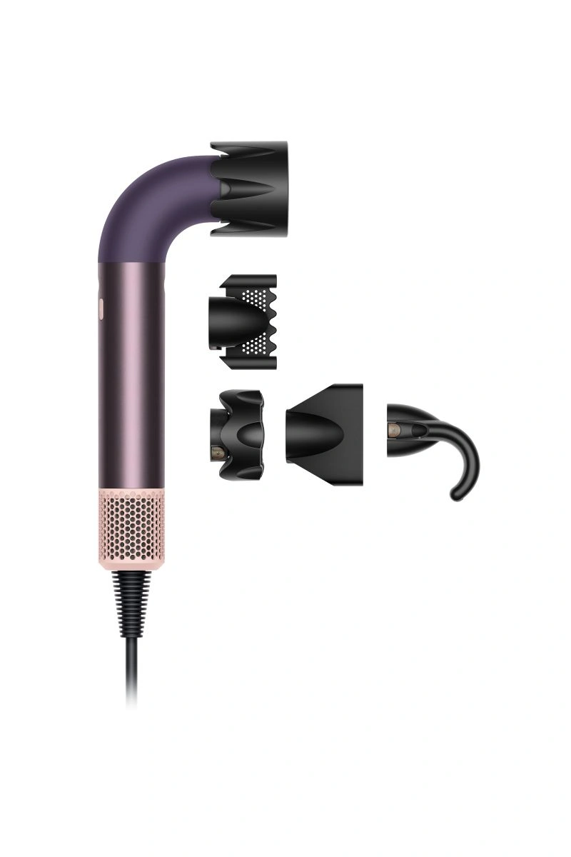 Dyson HD17 Supersonic r™ T1/T2 Straight+Wavy Jasper Plum 122781-01