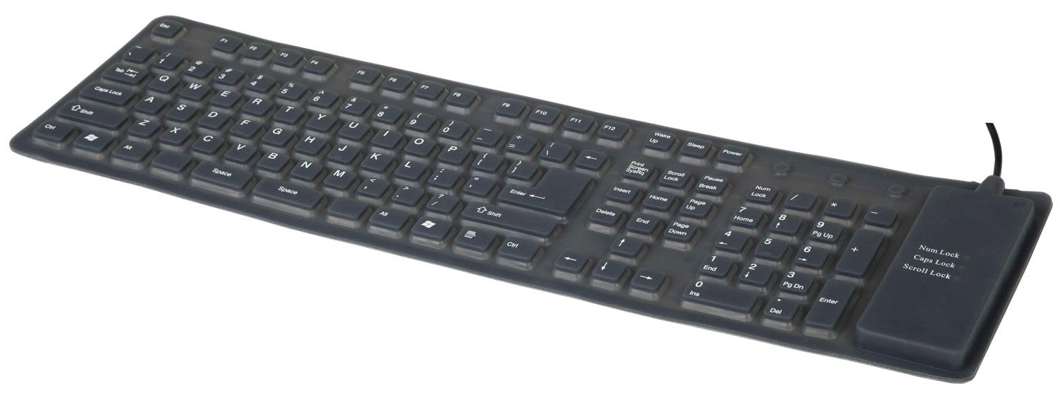 Gembird Flexible Black KB-109F-B