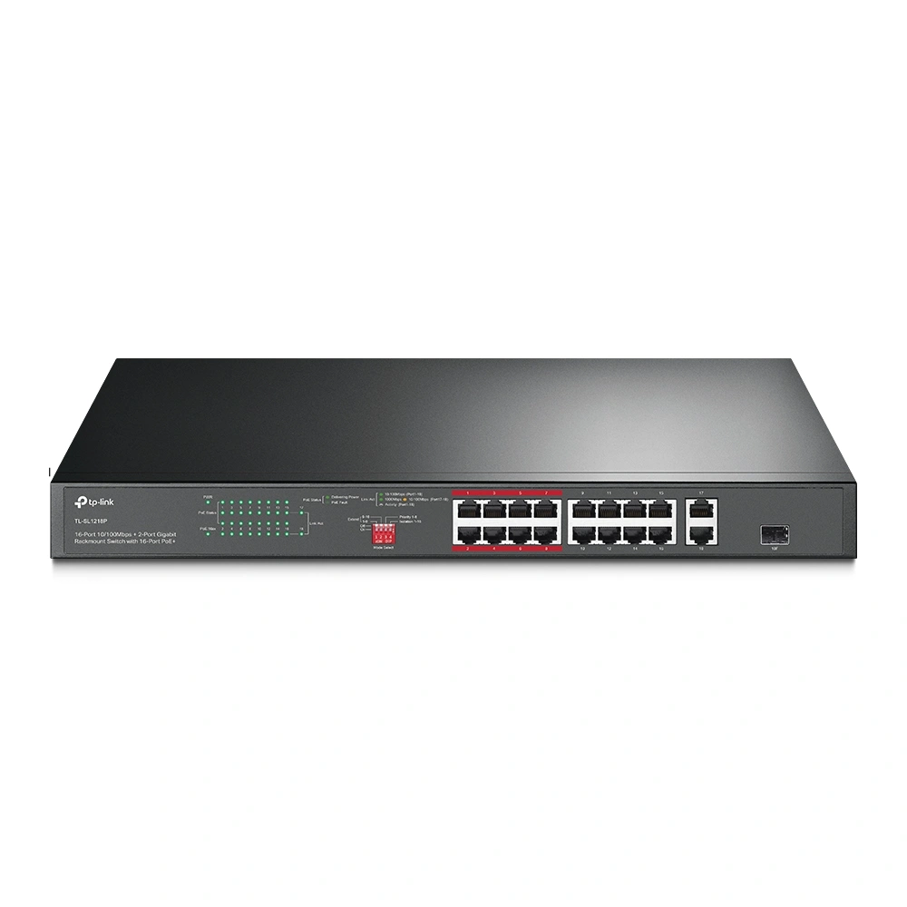TP-LINK TL-SL1218P 16-port