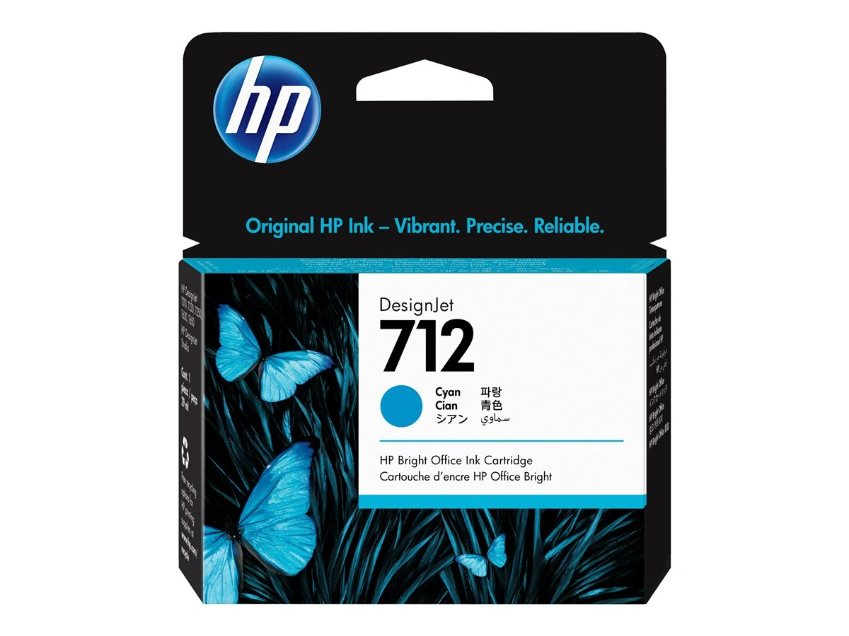 HP 712 29ml Cyan DesignJet Ink Cartridge
