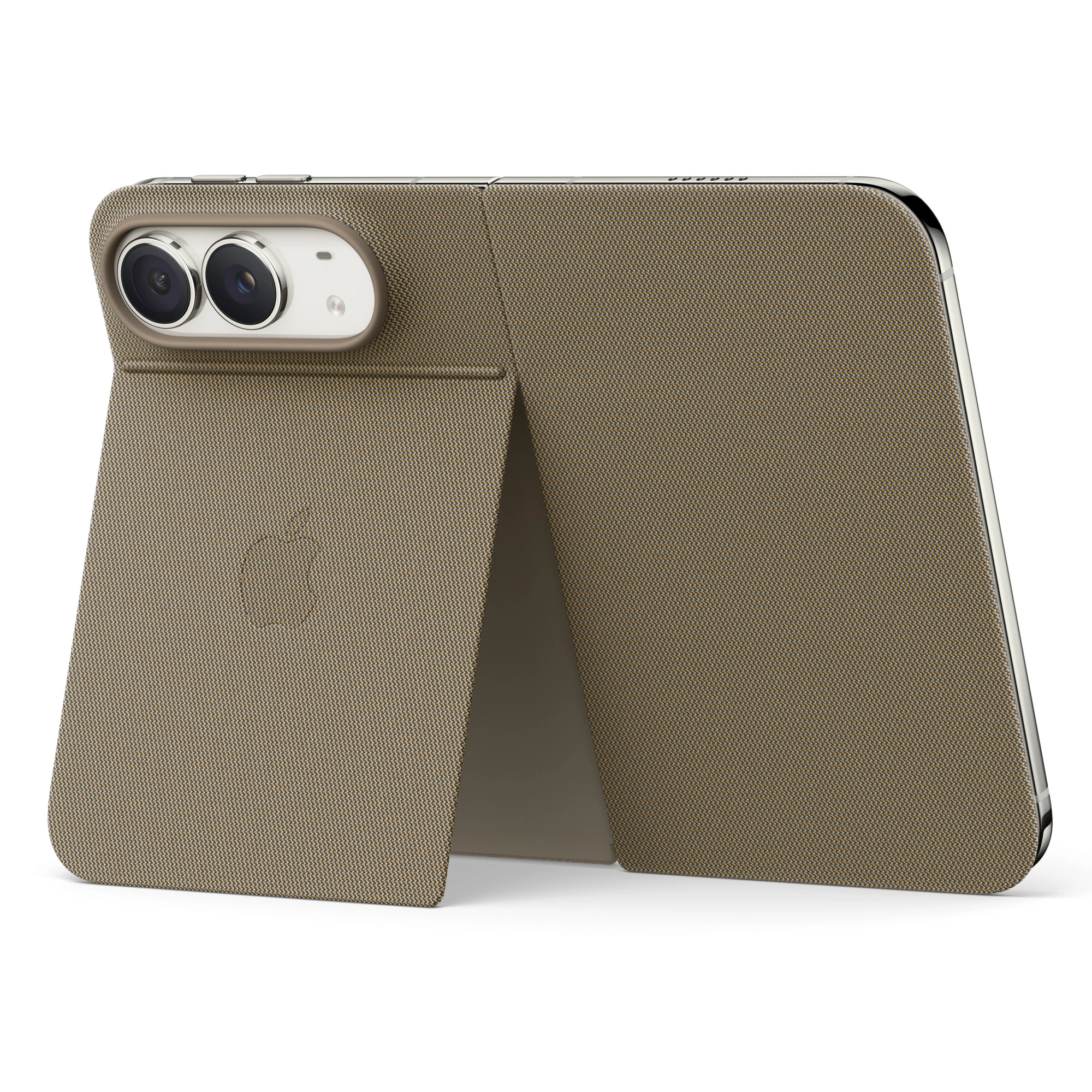 Apple iPhone Duo Folio with Kickstand - Taupe