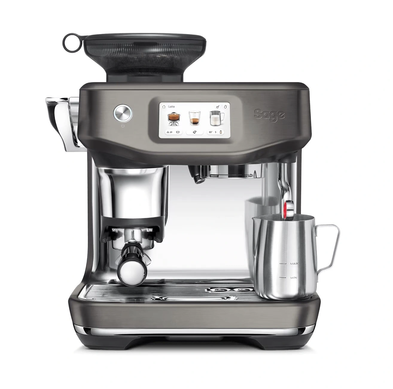 Sage the Barista Touch™ Impress Black Stainless SES881BST