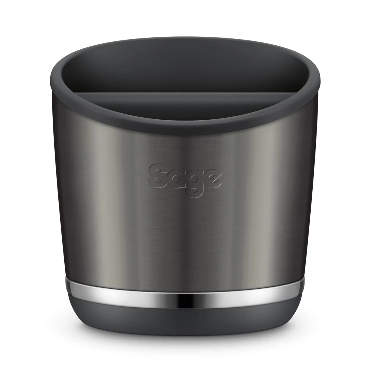 Kafijas biezumu izsitamais trauks Sage the Knock Box 20 Black Stainless SEA502BST