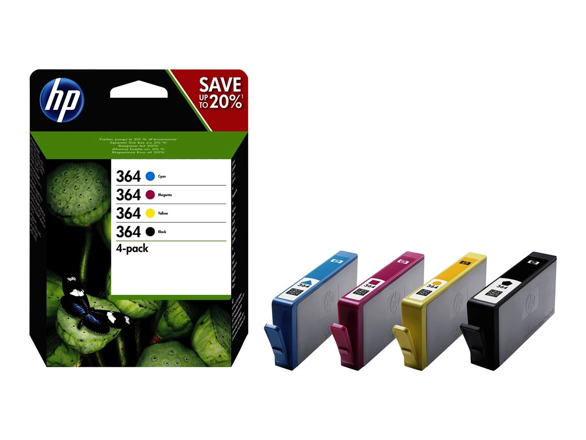 HP 364 Ink Cartridge N9J73AE Combo