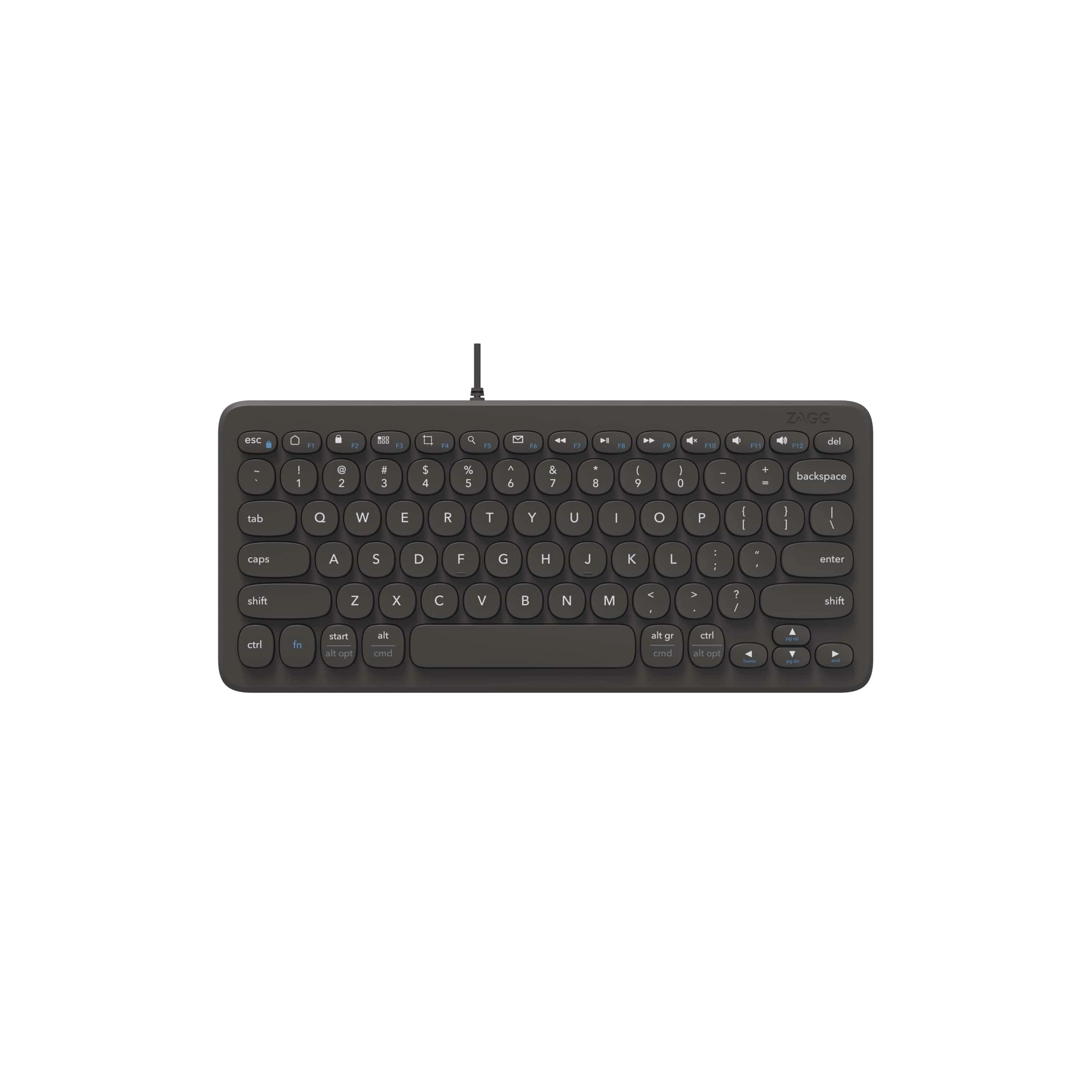 Zagg Connect 12C Keyboard Charcoal