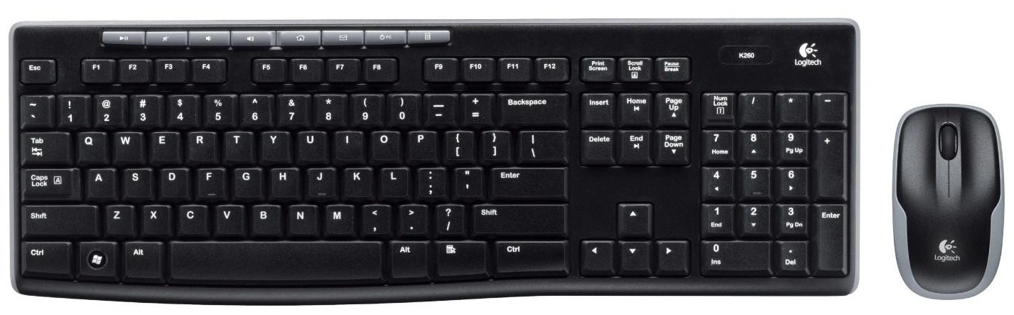 Logitech Wireless MK270 ENG