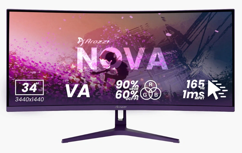 Arozzi Nova 34" Purple