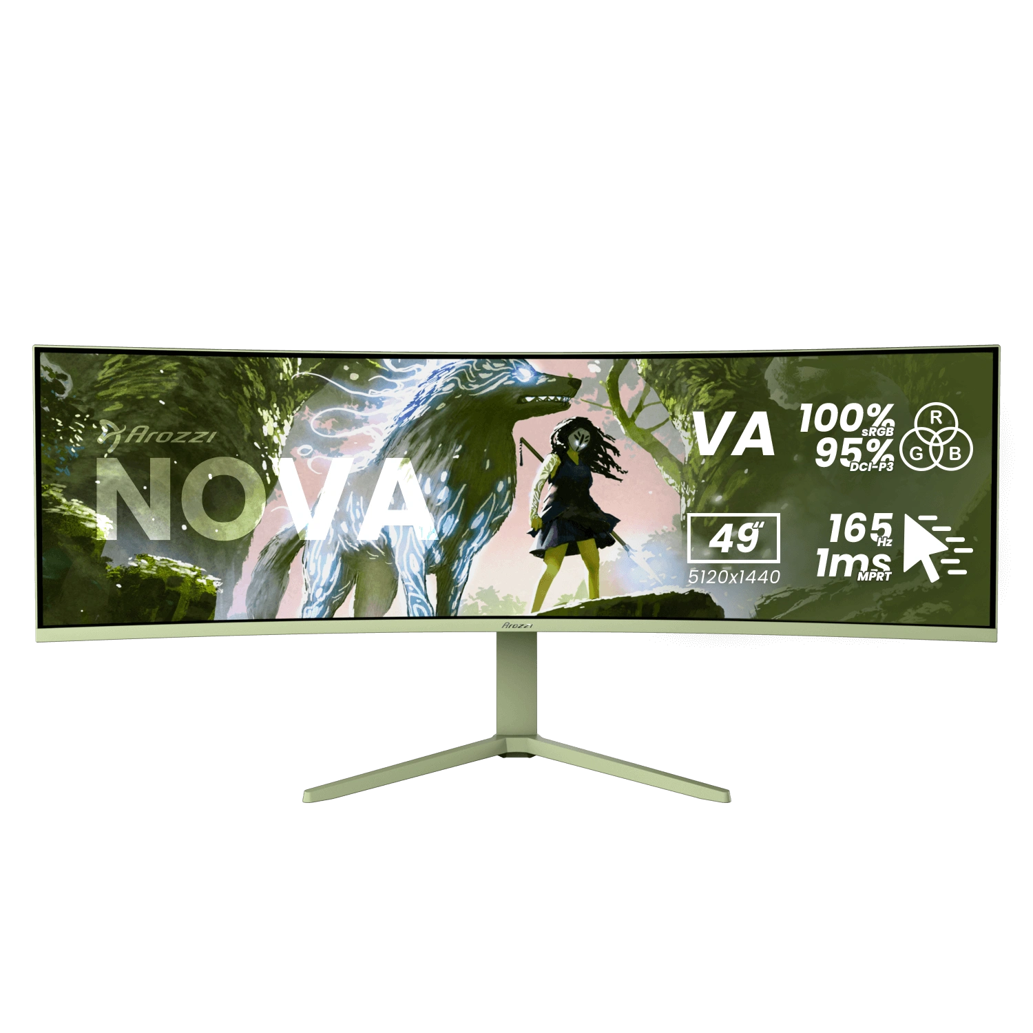 Arozzi Nova 49" Forest Green
