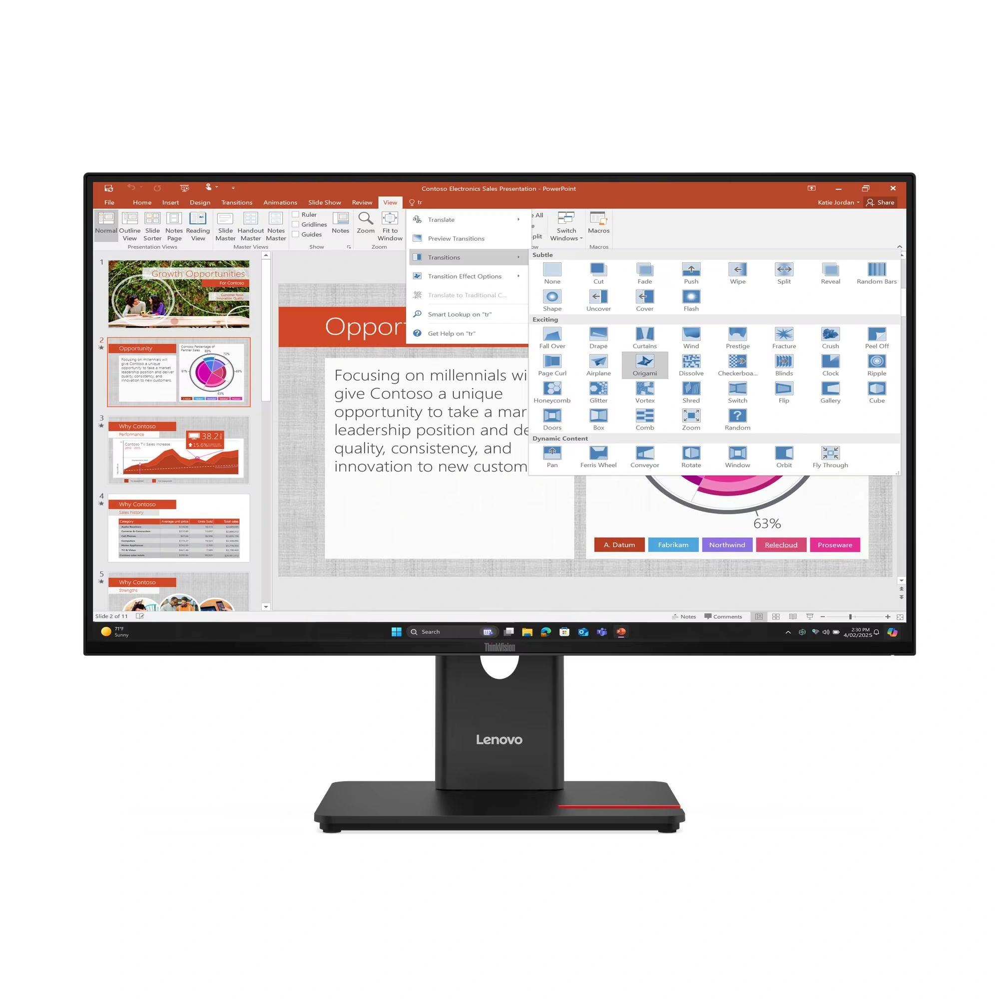 Lenovo ThinkVision T27-40 27"