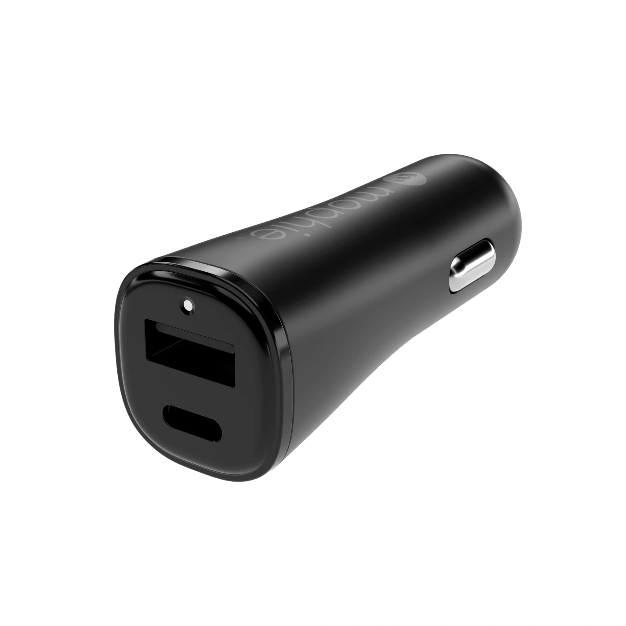 Mophie Essentials Car charger Dual USBC+USB 12W Black