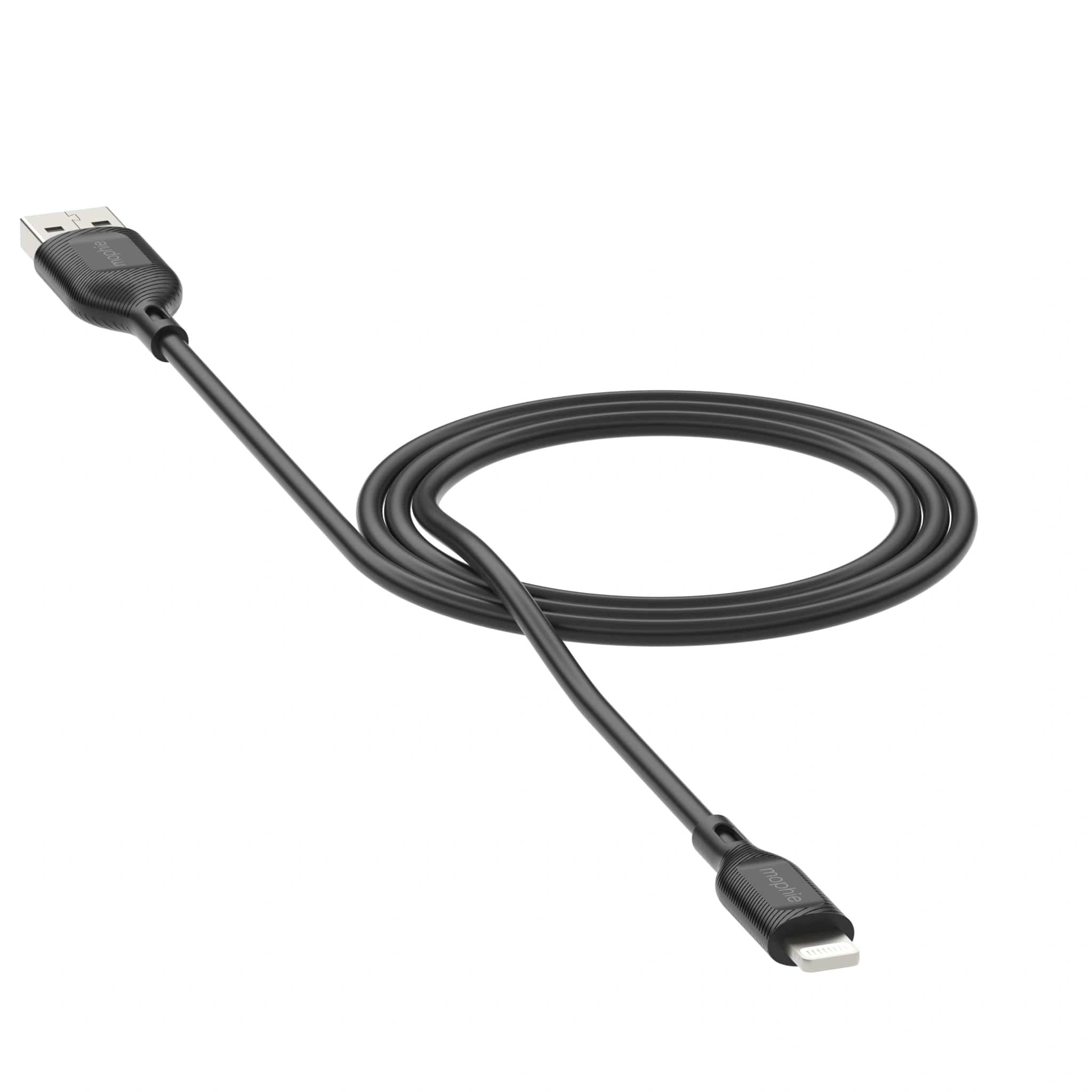 Mophie Essentials Charging Cable USBA to Lightning 1M Black