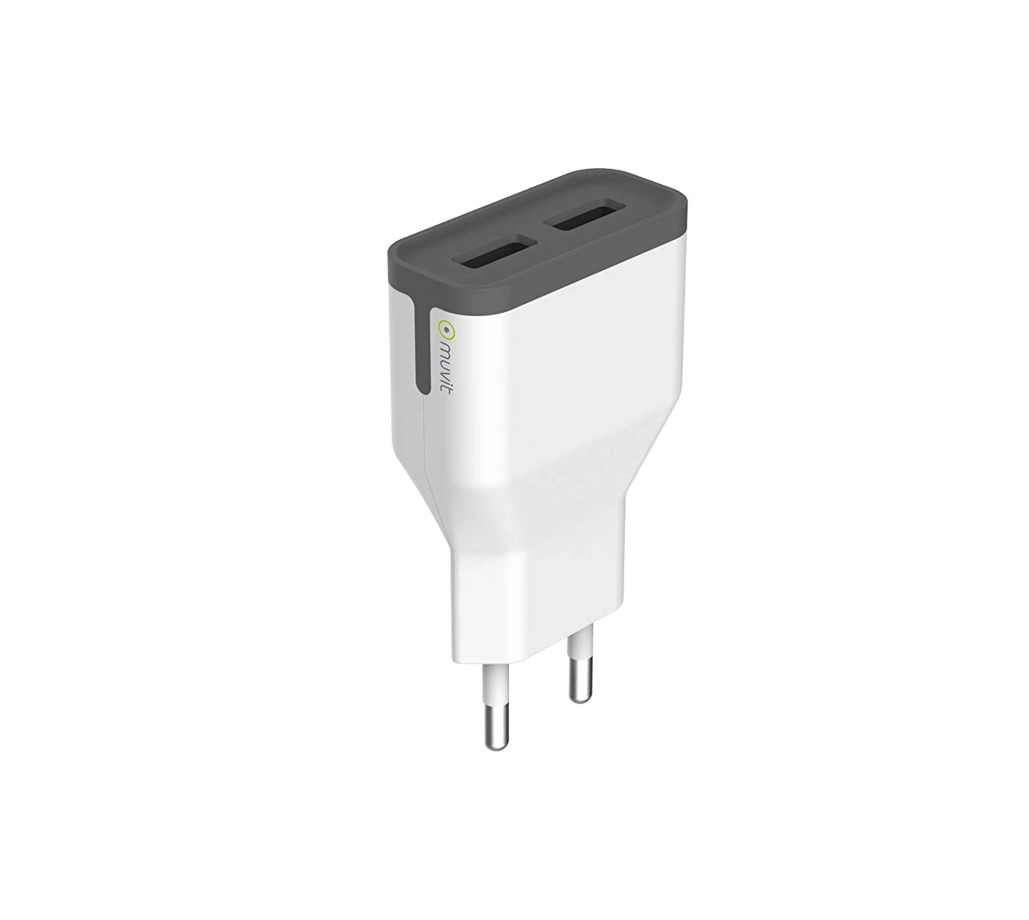 Muvit Travel charger 2USB 2.4A White