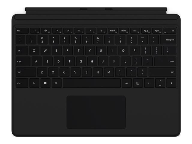 Microsoft Surface Pro X Keyboard Built-in Trackpad Black