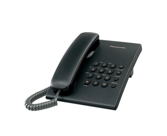 Panasonic KX-TS500FXT Black [Mazlietots]