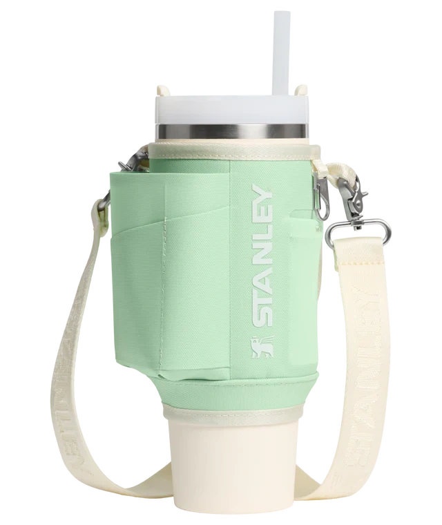 Pārnēsāšanas somiņa termokrūzei ar salmiņu Stanley The All Day Quencher Carry-All 0.89l Pistachio